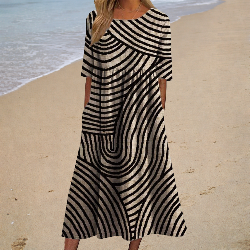 Thais - Vestido Largo Fluido, Elegante y Confortable