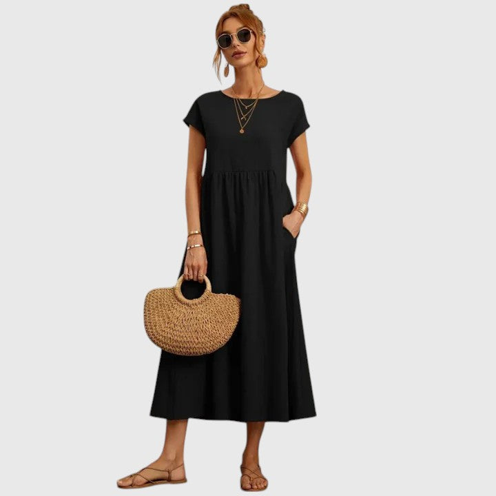 Fenella | Vestido Midi Cómodo