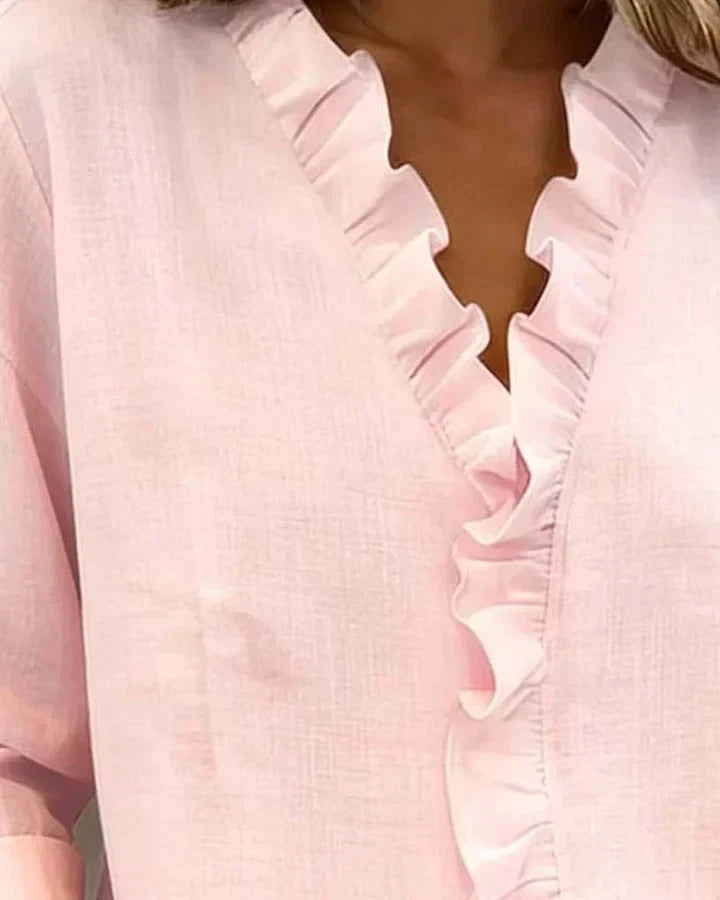 Jimena™ | Blusa con volantes elegante y ligera