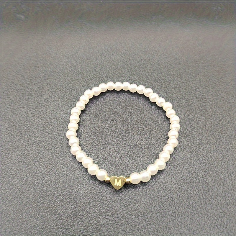 Pulsera Chic con Inicial en Corazón (A–Z)