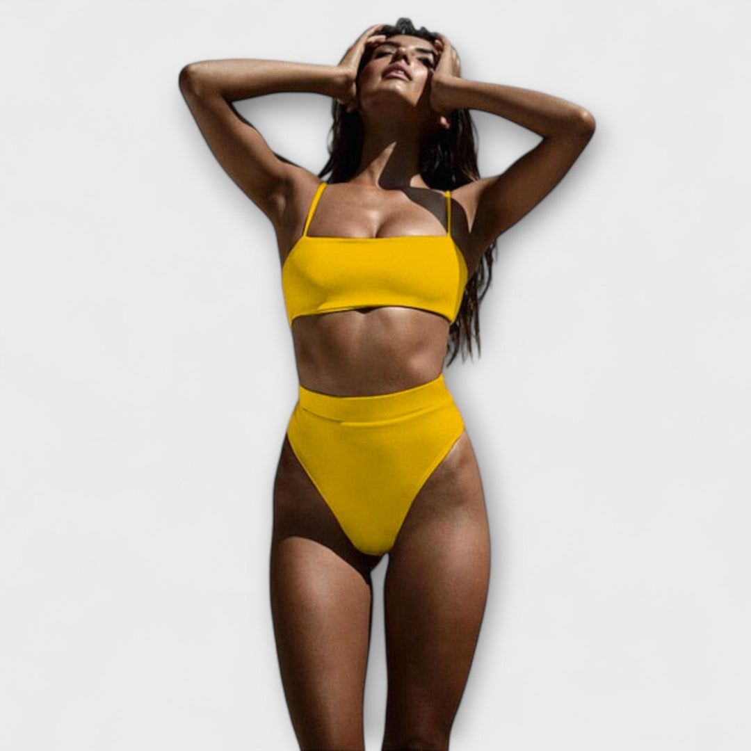 Candela - Bikini Minimalista de Rayas