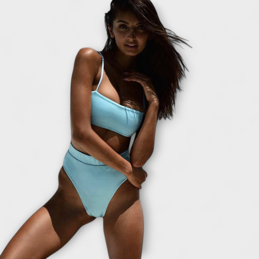Candela - Bikini Minimalista de Rayas