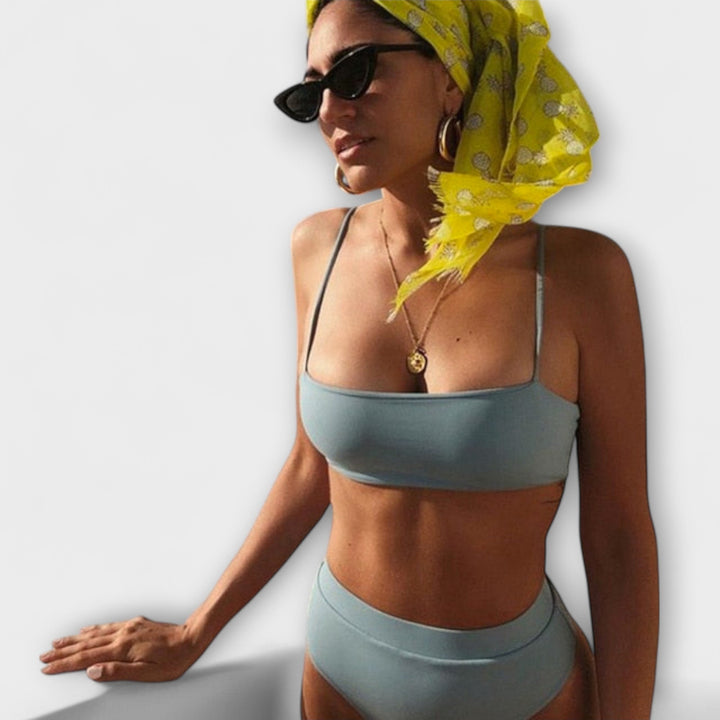Candela - Bikini Minimalista de Rayas