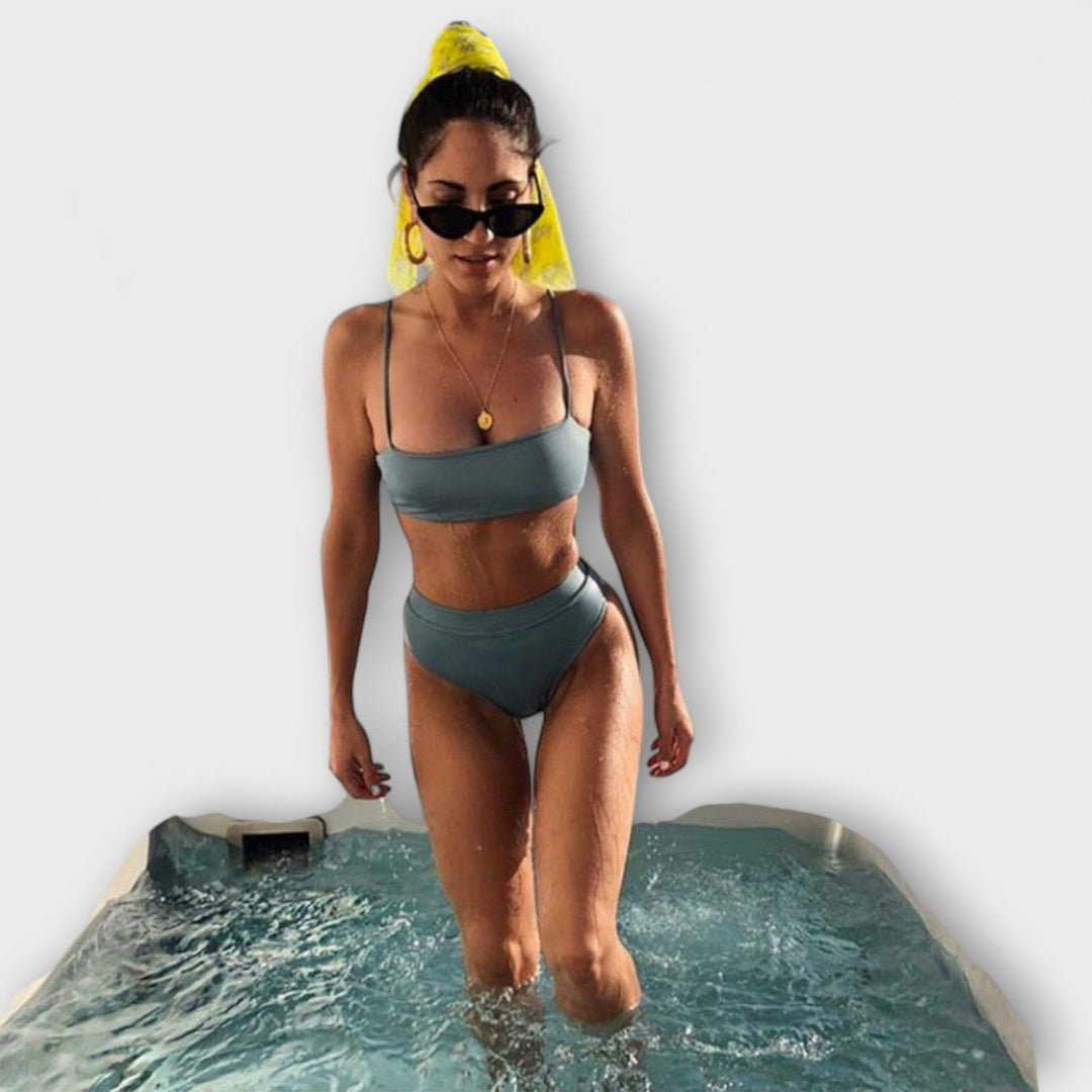 Candela - Bikini Minimalista de Rayas