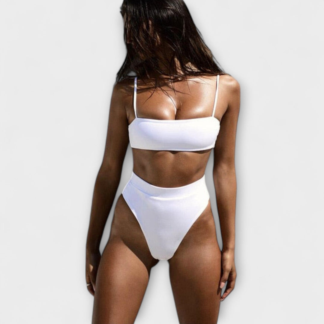 Candela - Bikini Minimalista de Rayas