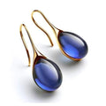 Pendientes colgantes elegantes con cristales