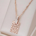 Collar elegante de oro con mandala