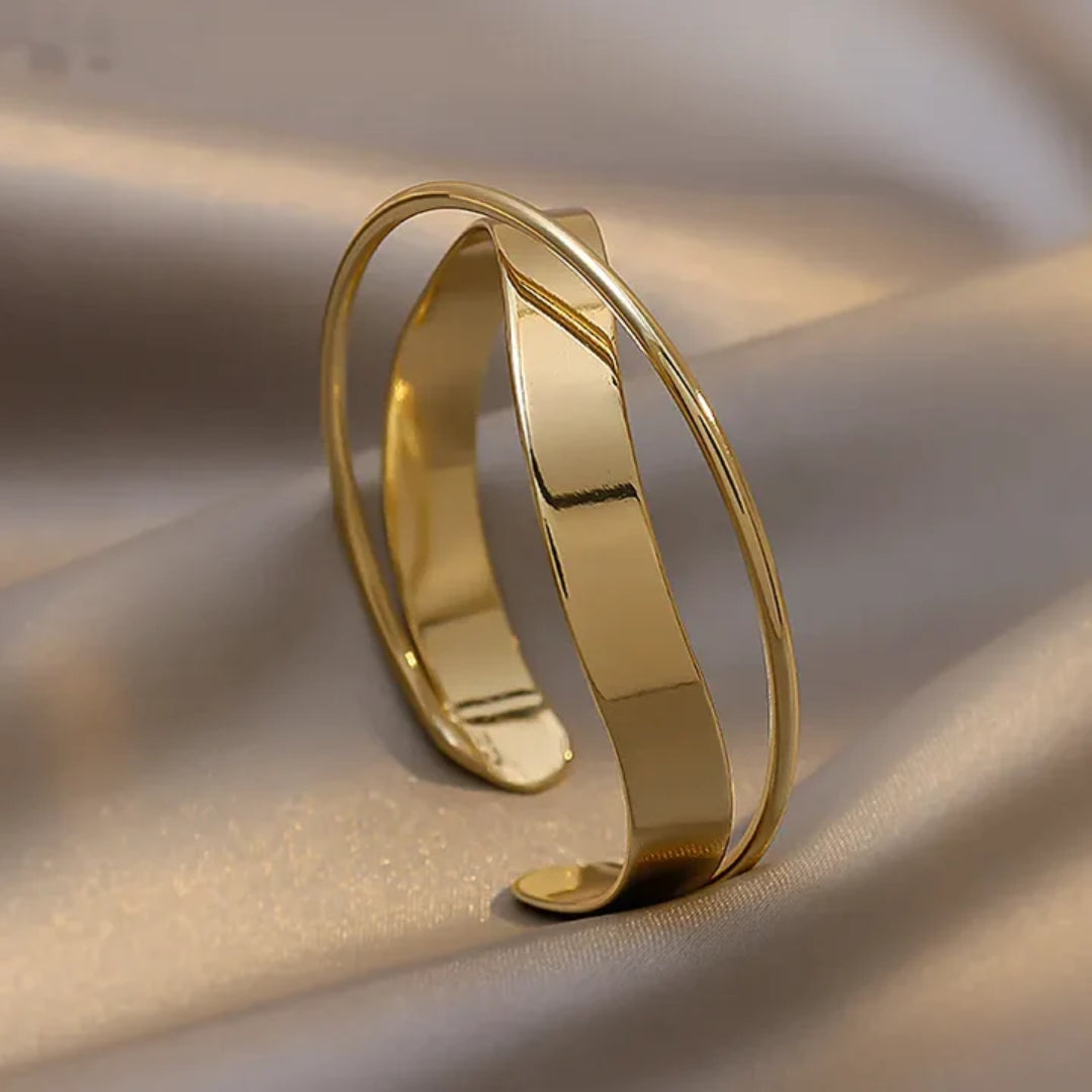 Pulsera clásica de oro