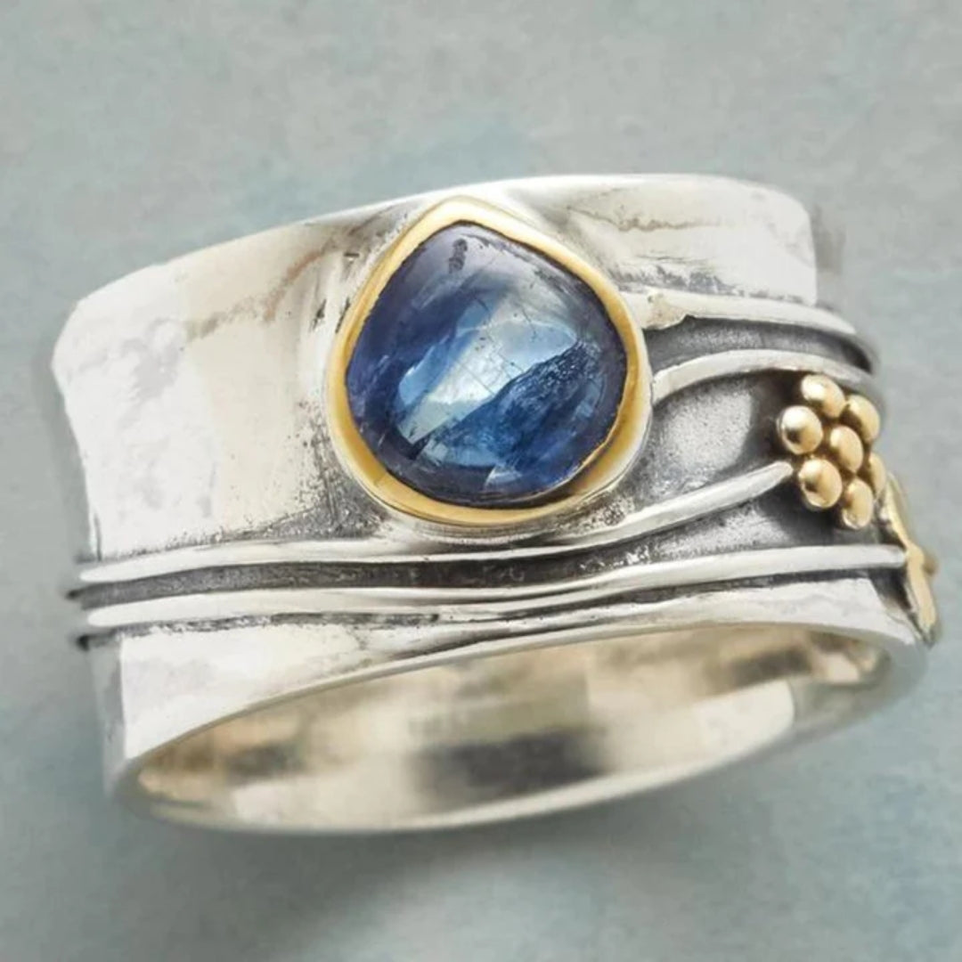 Anillo Azul Noche™ – Brillo Clásico