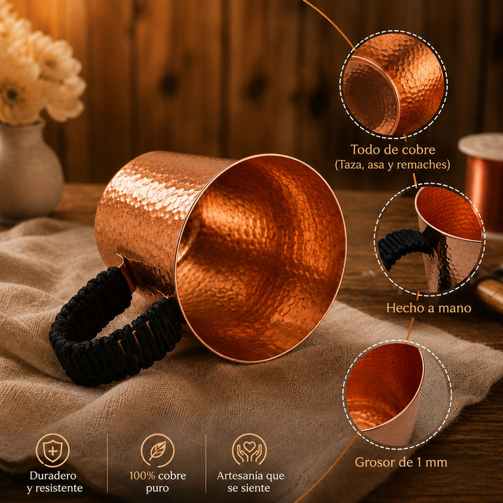 Taza de Café en Cobre