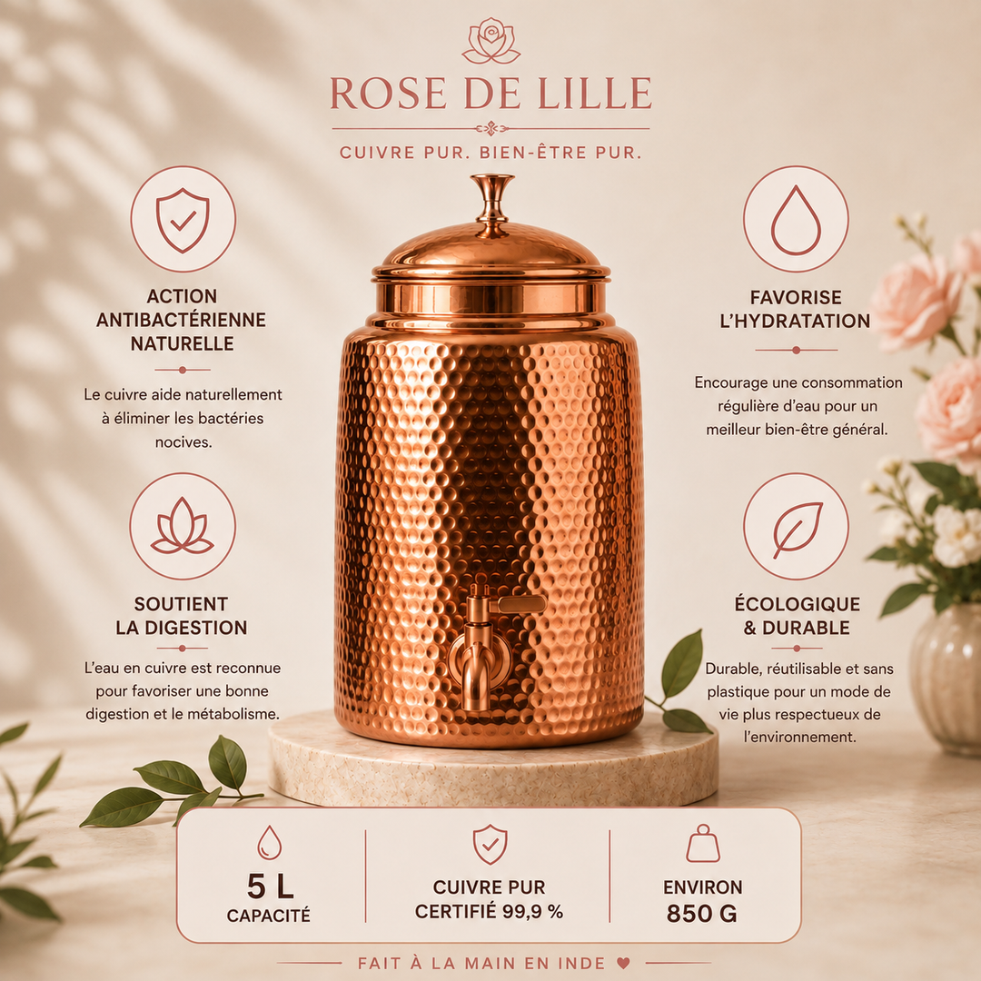 FUENTE PURA — DISTRIBUIDOR DE AGUA EN COBRE ARTESANAL