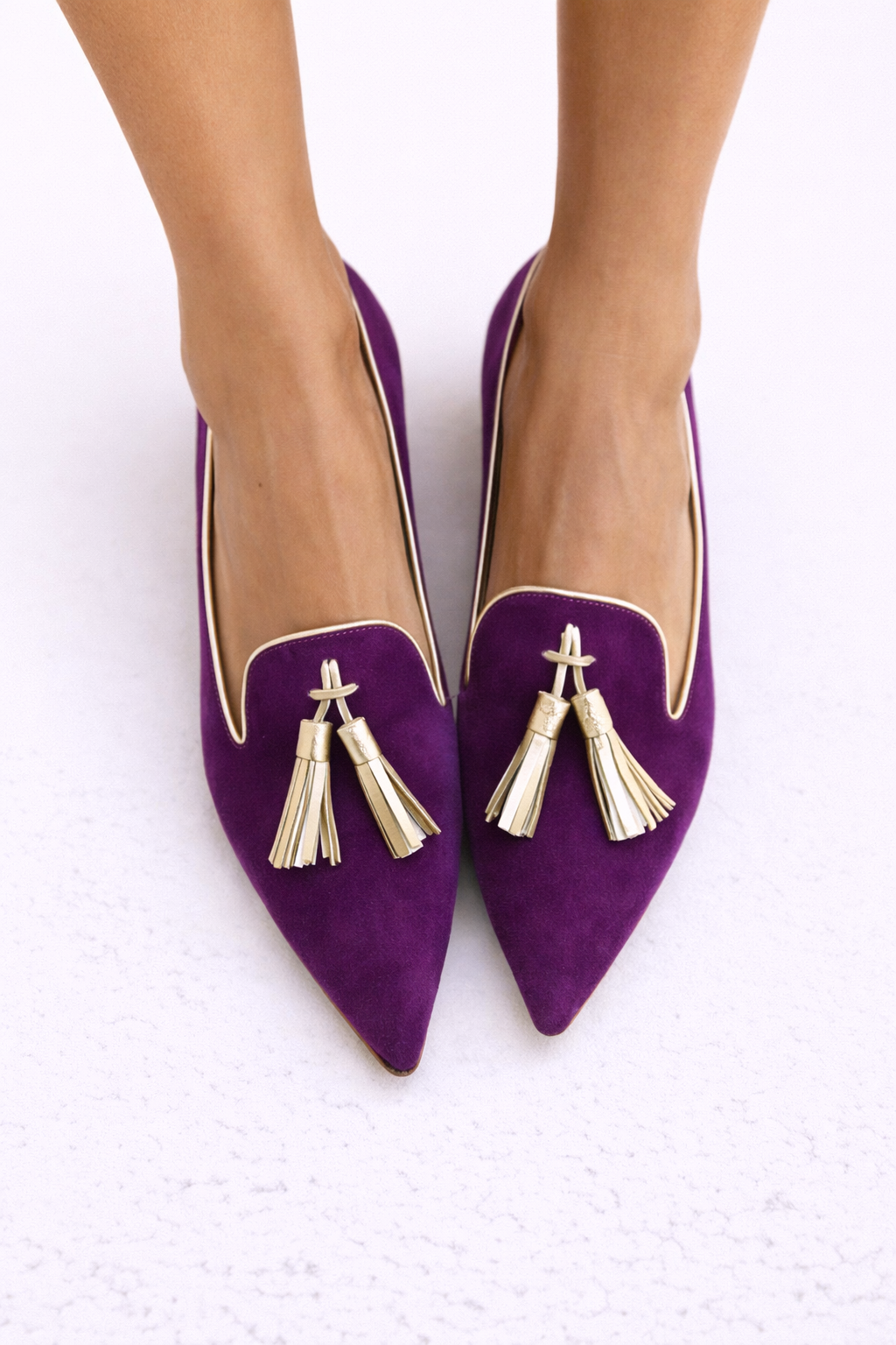 Portia - Mocasines boho con flecos