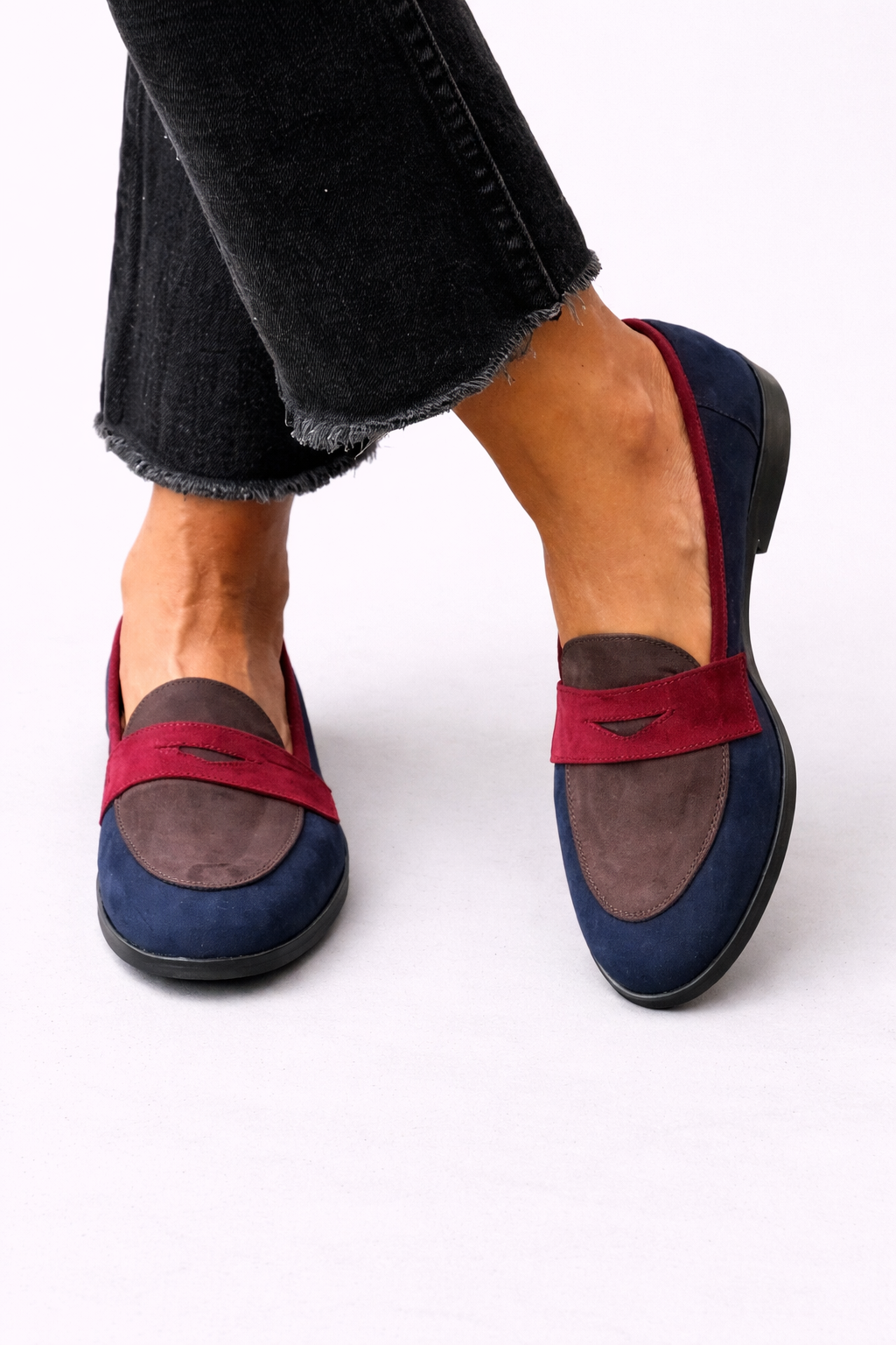 Sylvie - Mocasín Elegante Bicolor