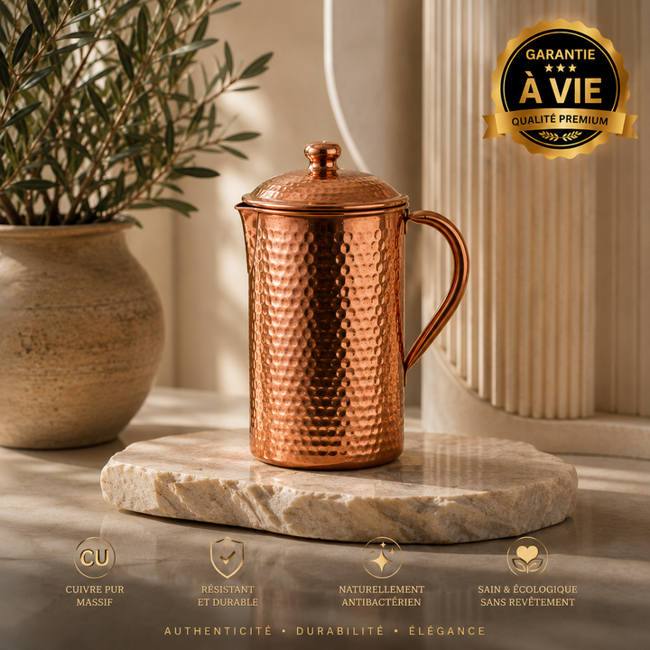 SAVOIR-FAIRE ARTISAN — CARAFA MARTILLADA EN COBRE