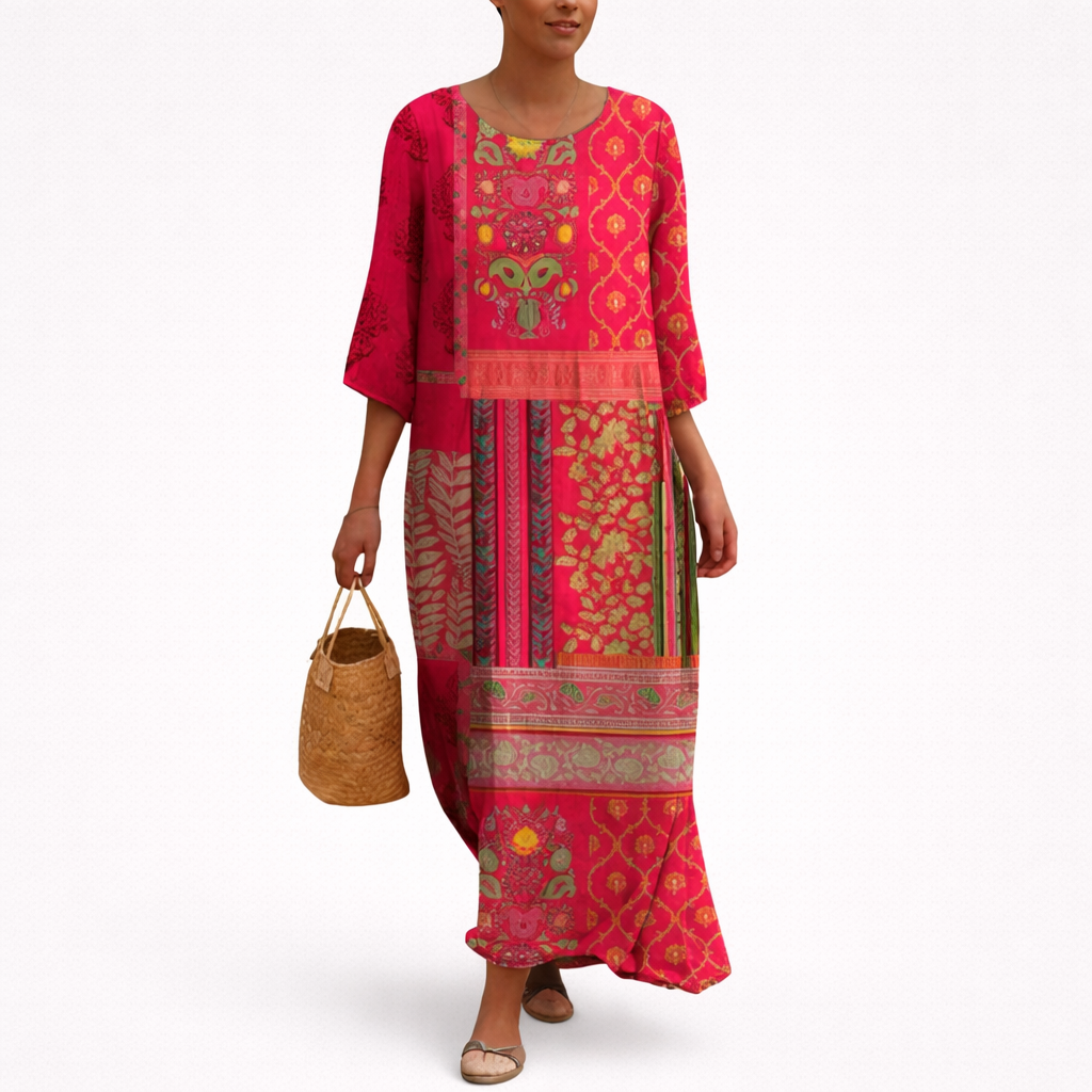 Iris - Vestido Largo Fluido: Chic y Confortable
