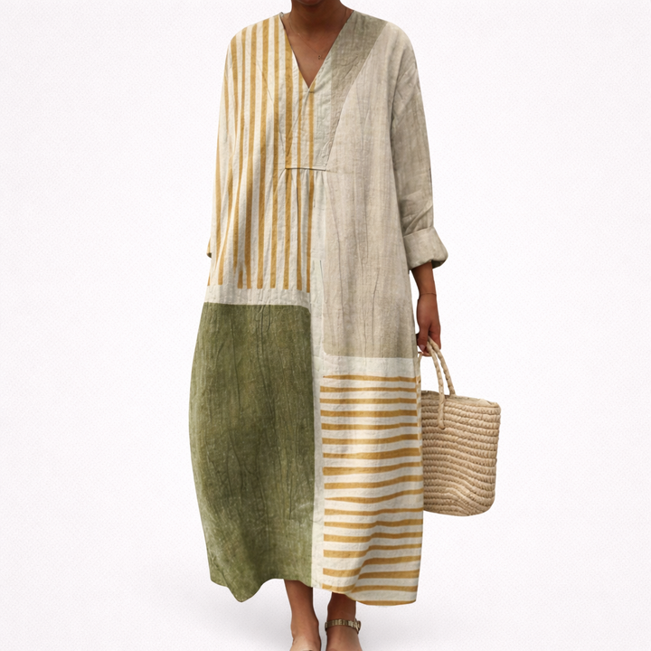 Tess - Vestido de Verano Estampado Flattering