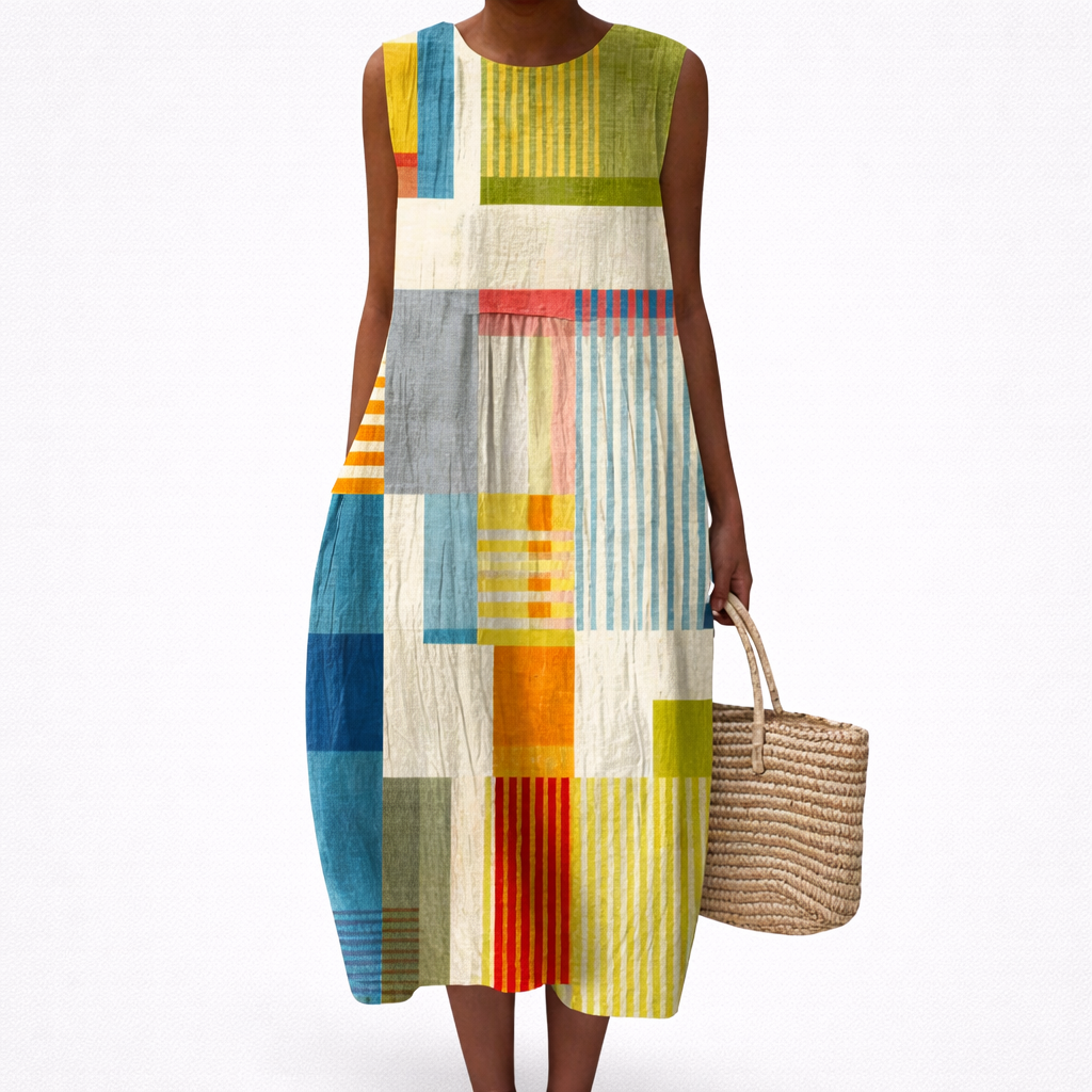 Léa - Vestido de Verano Sin Mangas Ultra Cómodo