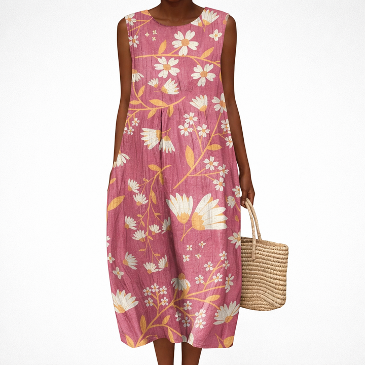 Margaux - Vestido de Verano Sin Mangas, Ideal y Confortable