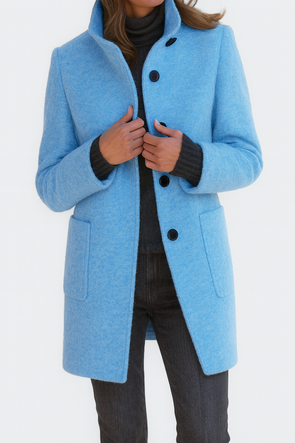 Soledad™ | Abrigo elegante con cuello alto