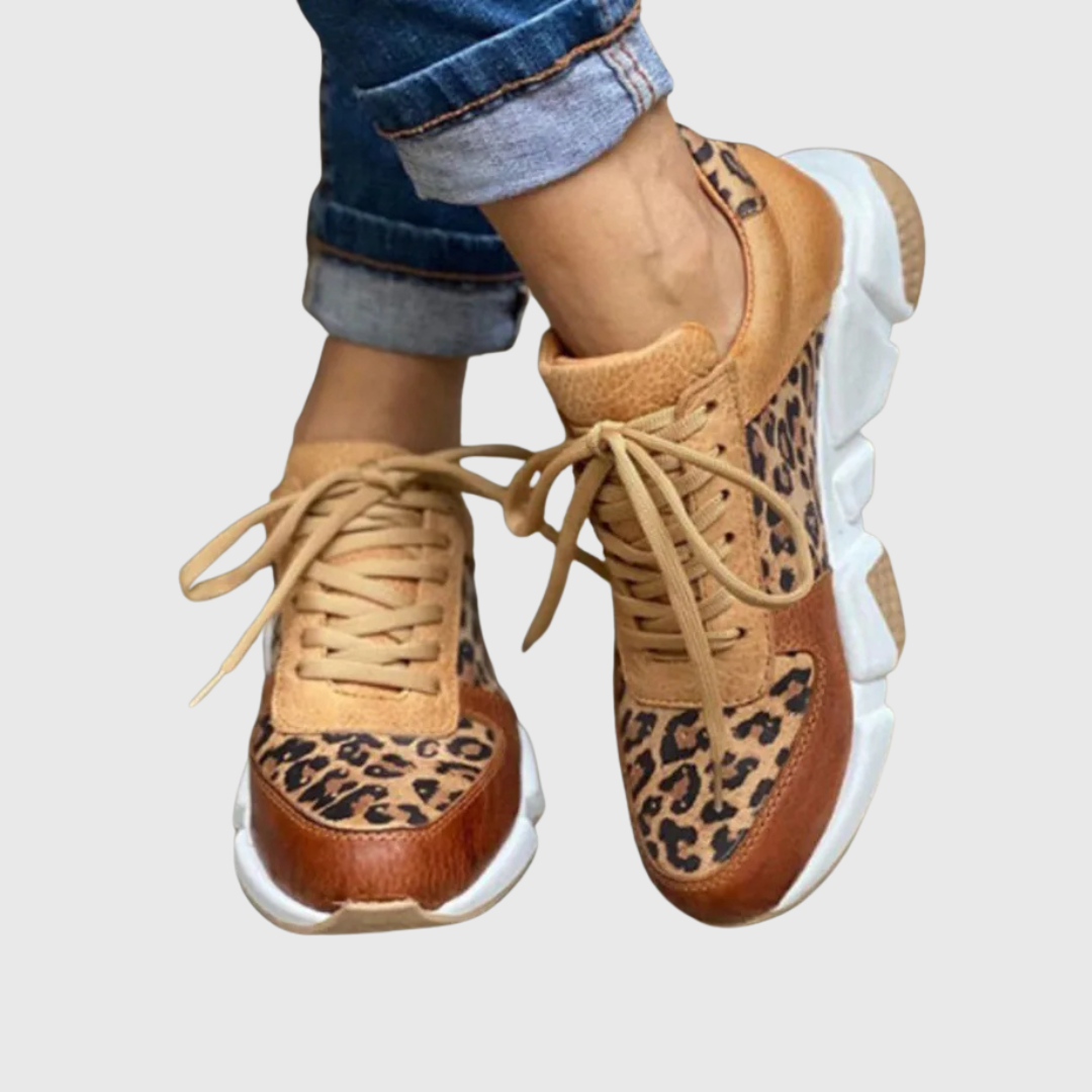 Lucie | Zapatillas Cómodas Leopardo