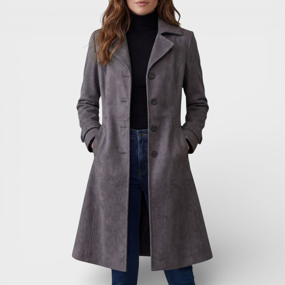 Teresa™ | Abrigo largo vintage elegante
