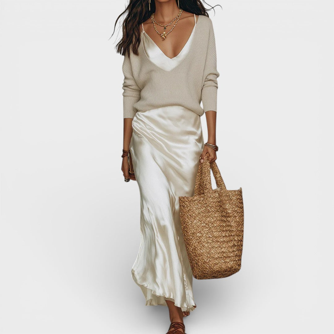Clara™ | Conjunto de satén elegante