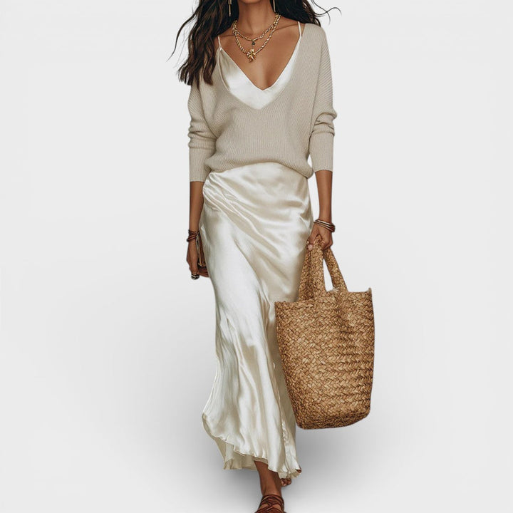 Clara™ | Conjunto de satén elegante