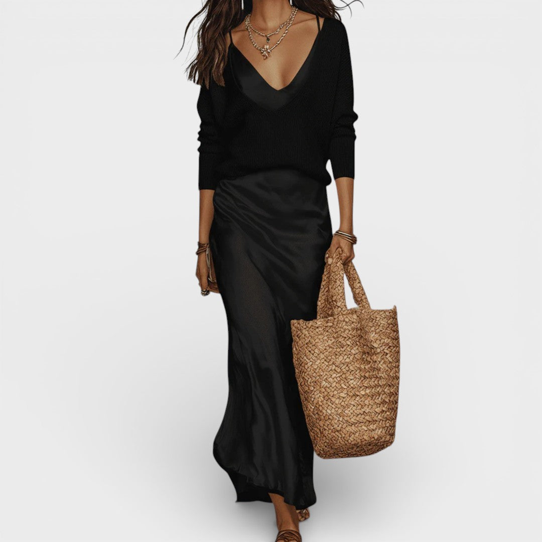 Clara™ | Conjunto de satén elegante