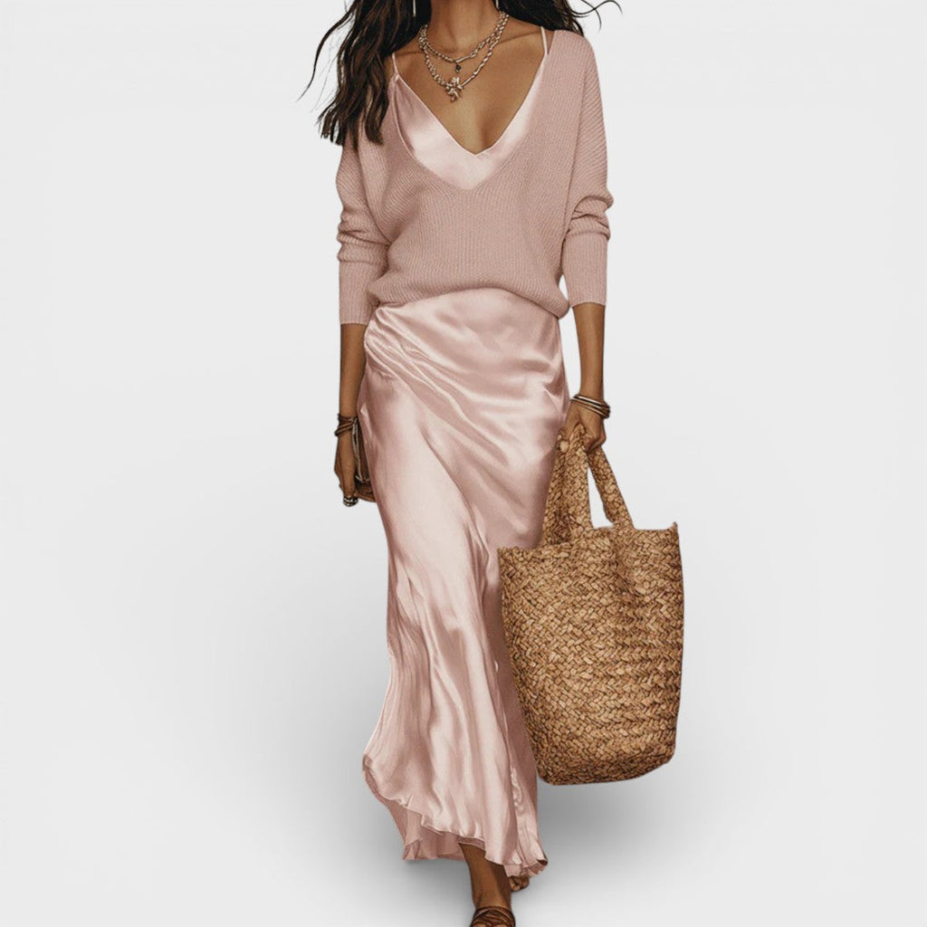 Clara™ | Conjunto de satén elegante