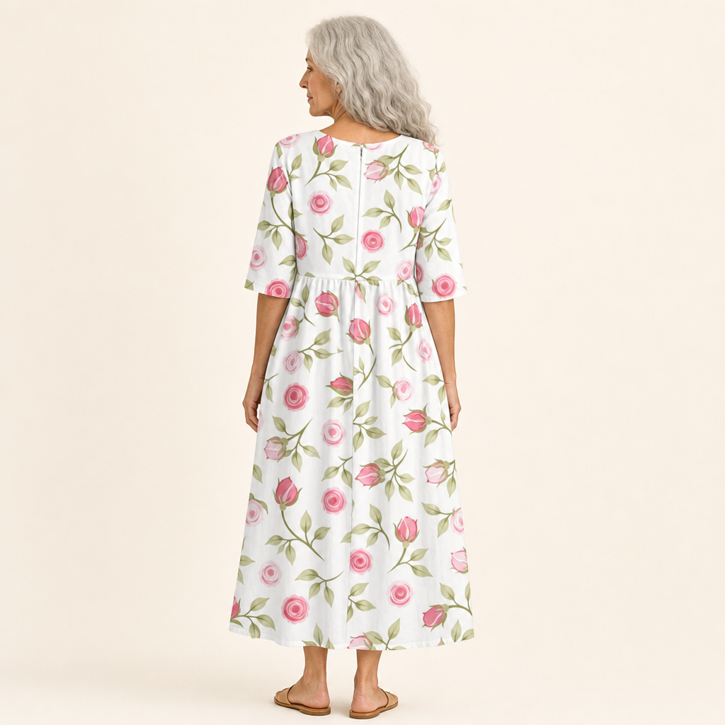 Thais - Vestido Largo Fluido, Elegante y Confortable