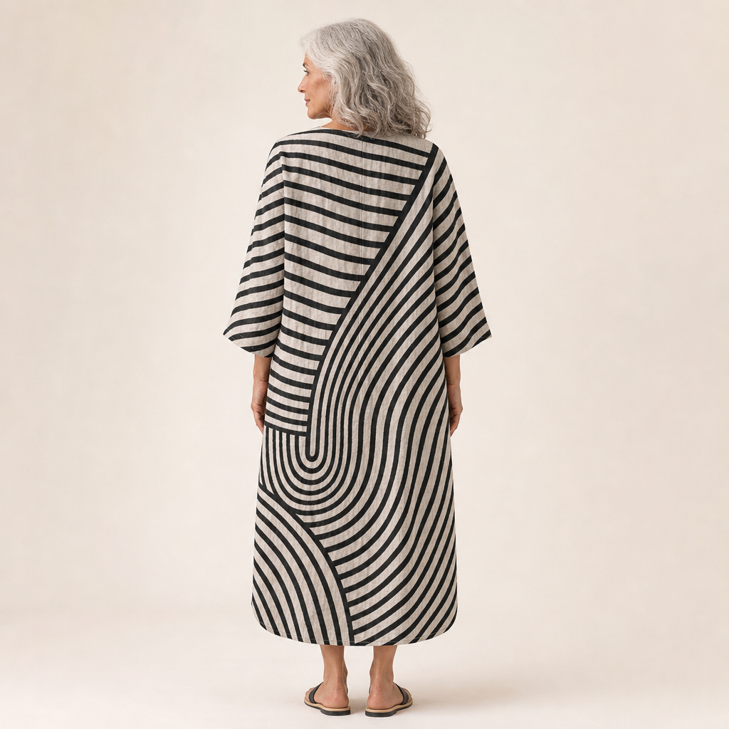 Lila - Vestido de Verano con Estampado Flattering