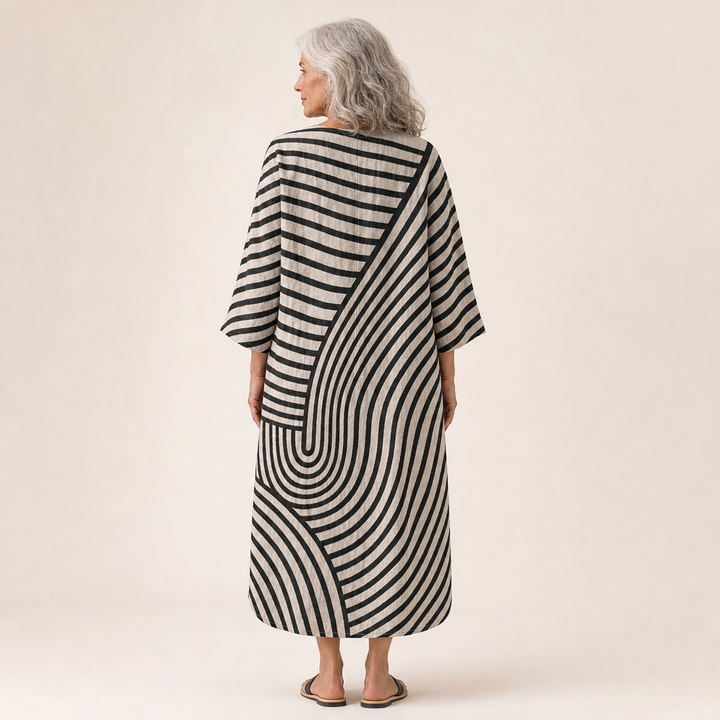 Lila - Vestido de Verano con Estampado Flattering