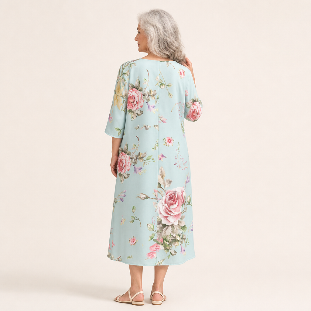 Rosalie - Vestido Largo Fluido, Elegante y Confortable