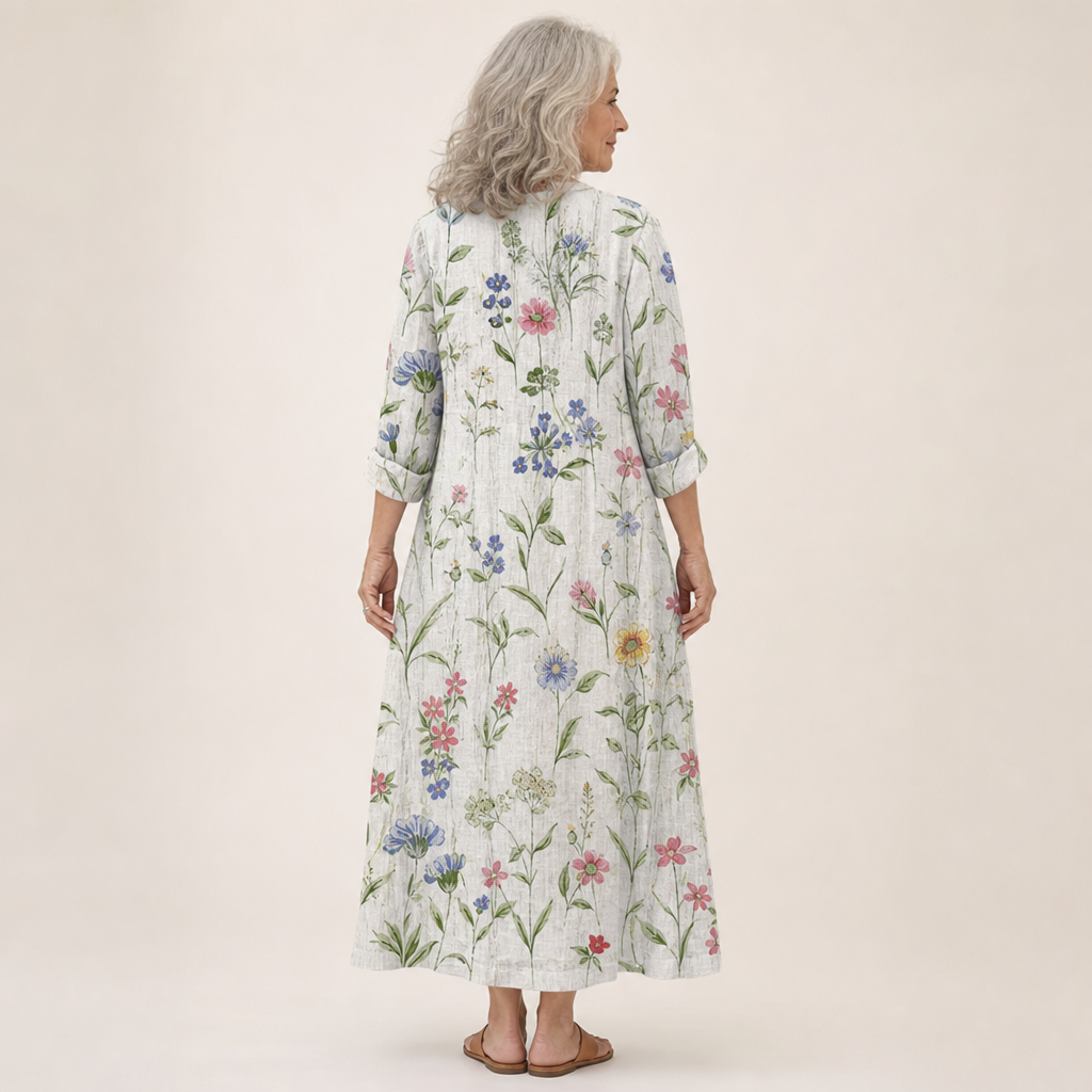 Doriane - Vestido de Verano Estampado Favorable