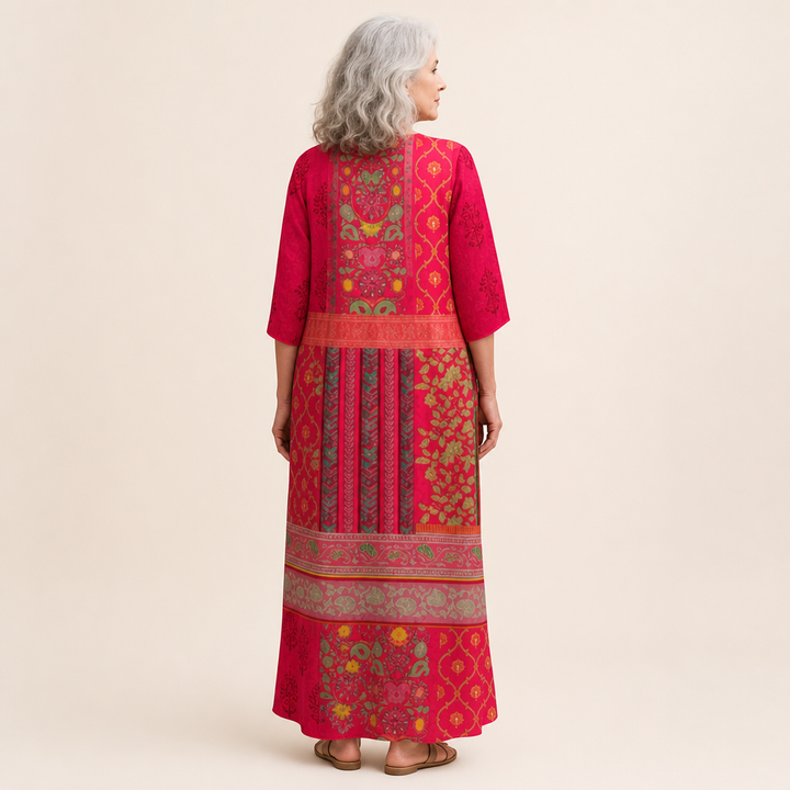 Iris - Vestido Largo Fluido: Chic y Confortable