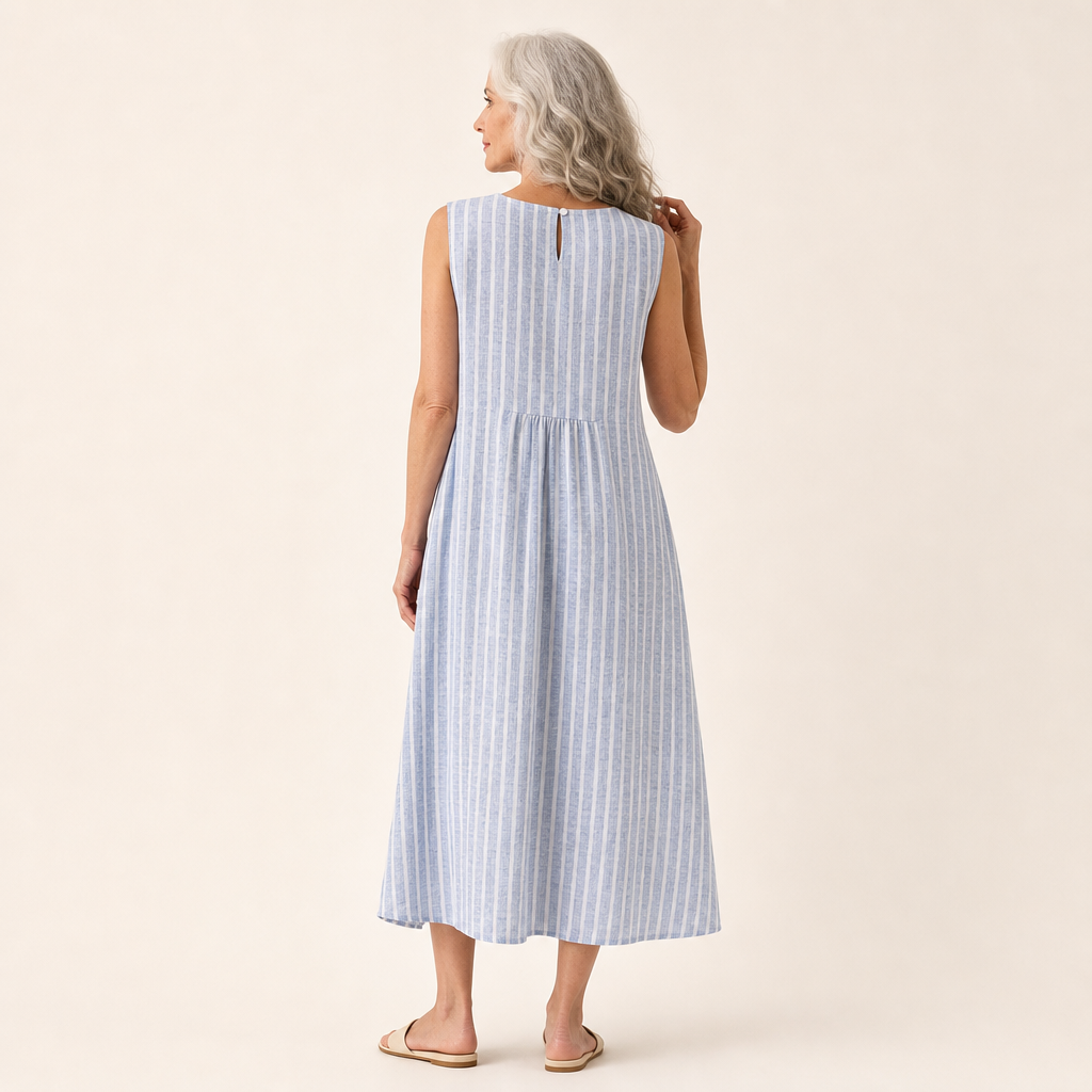Rosa - Vestido Sin Mangas de Verano Ultra Cómodo
