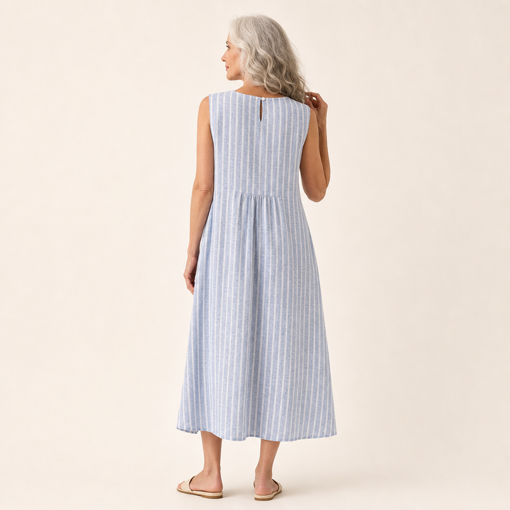 Rosa - Vestido Sin Mangas de Verano Ultra Cómodo