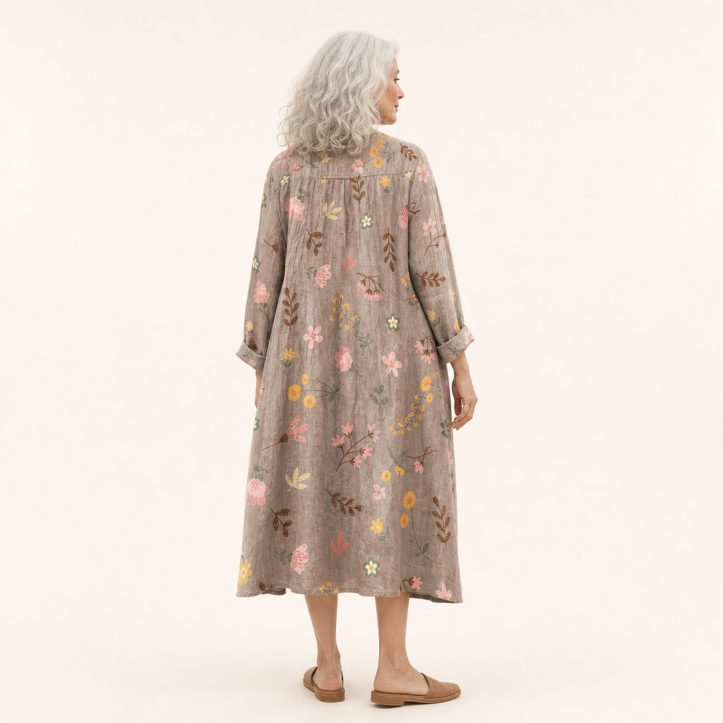 Maëlys - Vestido de Verano Estampado que Favorece