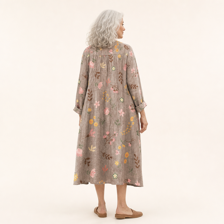 Maëlys - Vestido de Verano Estampado que Favorece