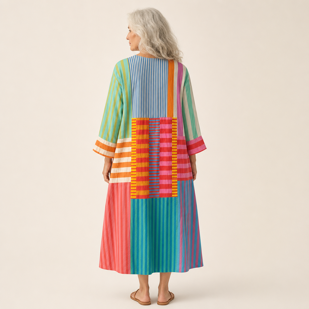 Alix - Vestido de Verano con Estampado Flattering
