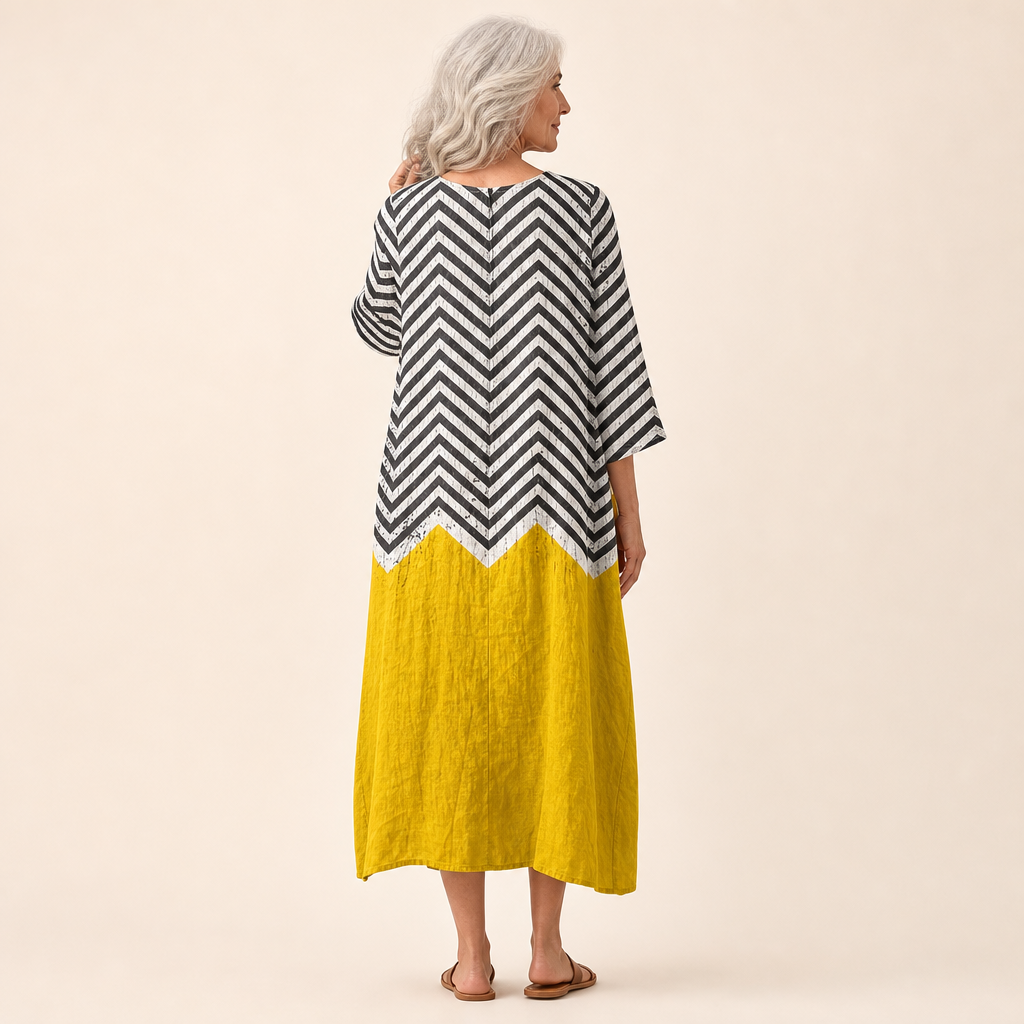 Bernadette - Vestido de Verano con Estampado Flattering