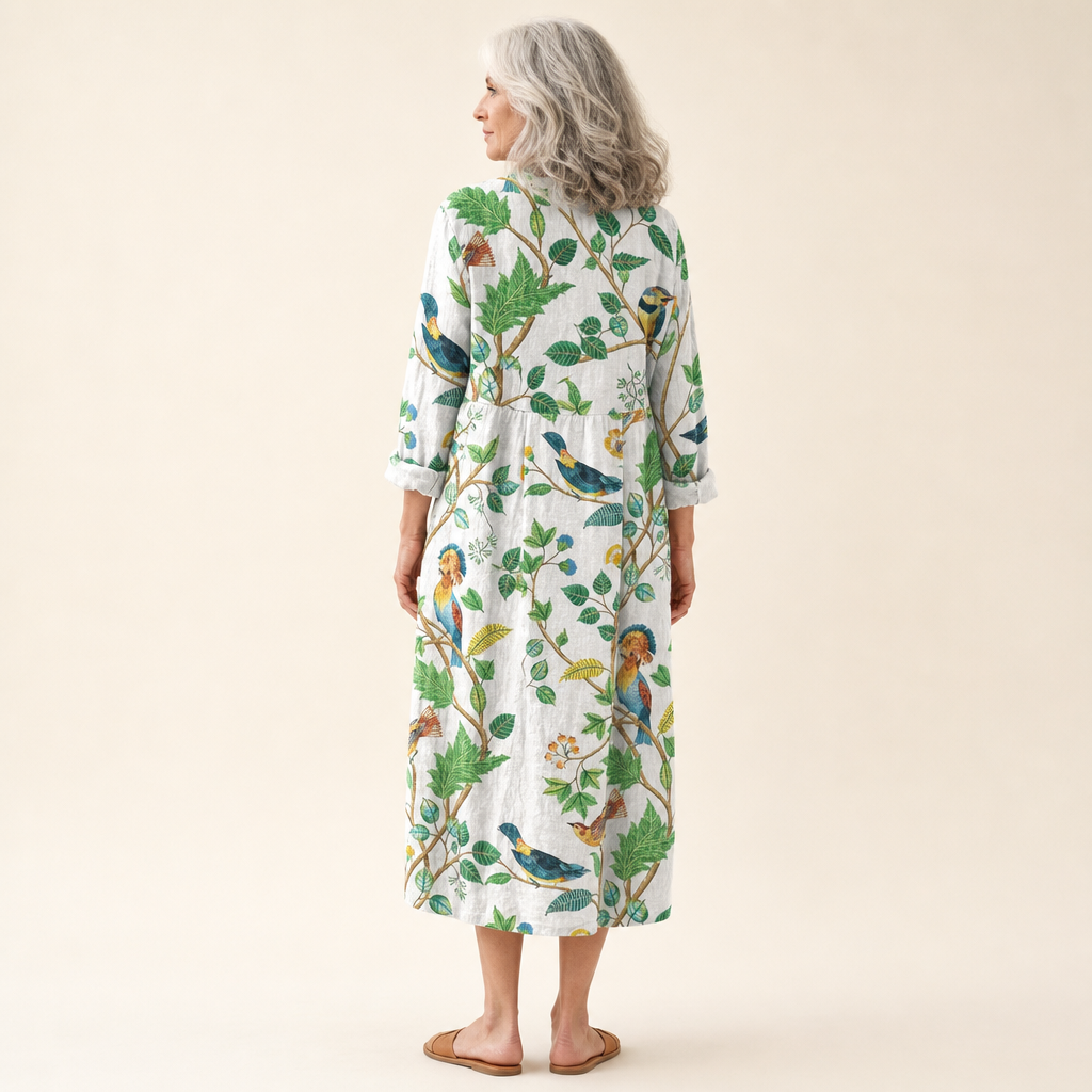 Valentín - Vestido de Verano Estampado Favorable