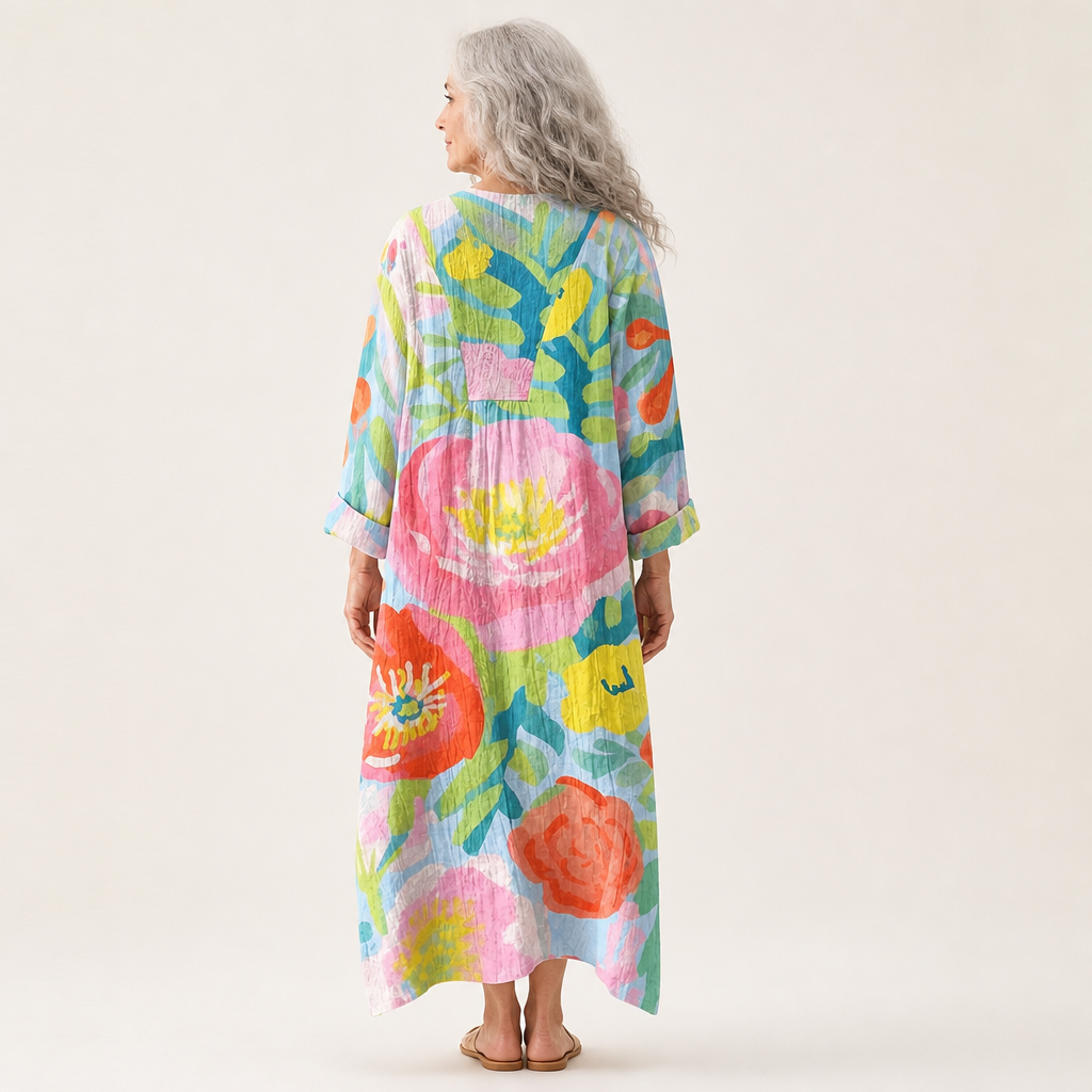 Jules - Vestido de Verano Estampado que Favorece
