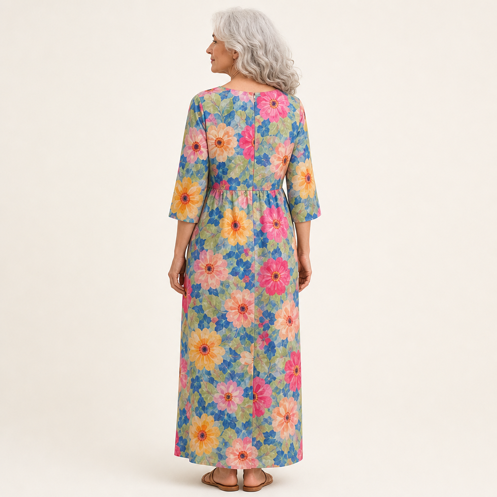 Solène - Vestido Largo Elegante y Confortable
