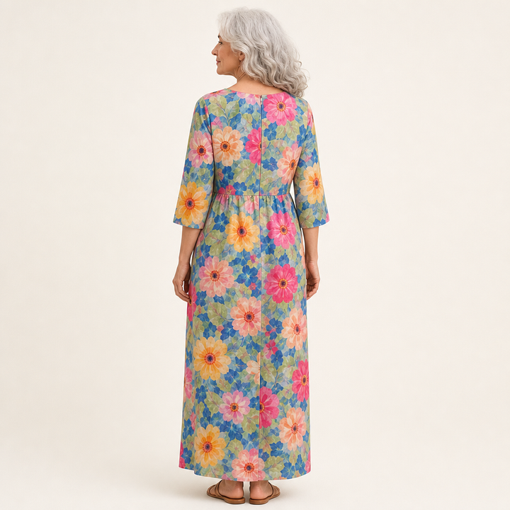 Solène - Vestido Largo Elegante y Confortable