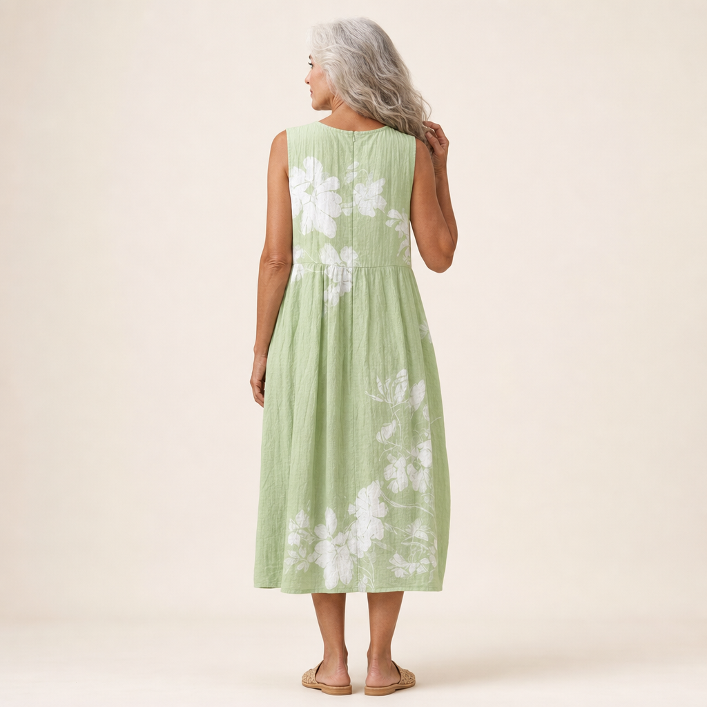 Éwan - Vestido de Verano Sin Mangas Ultra Cómodo