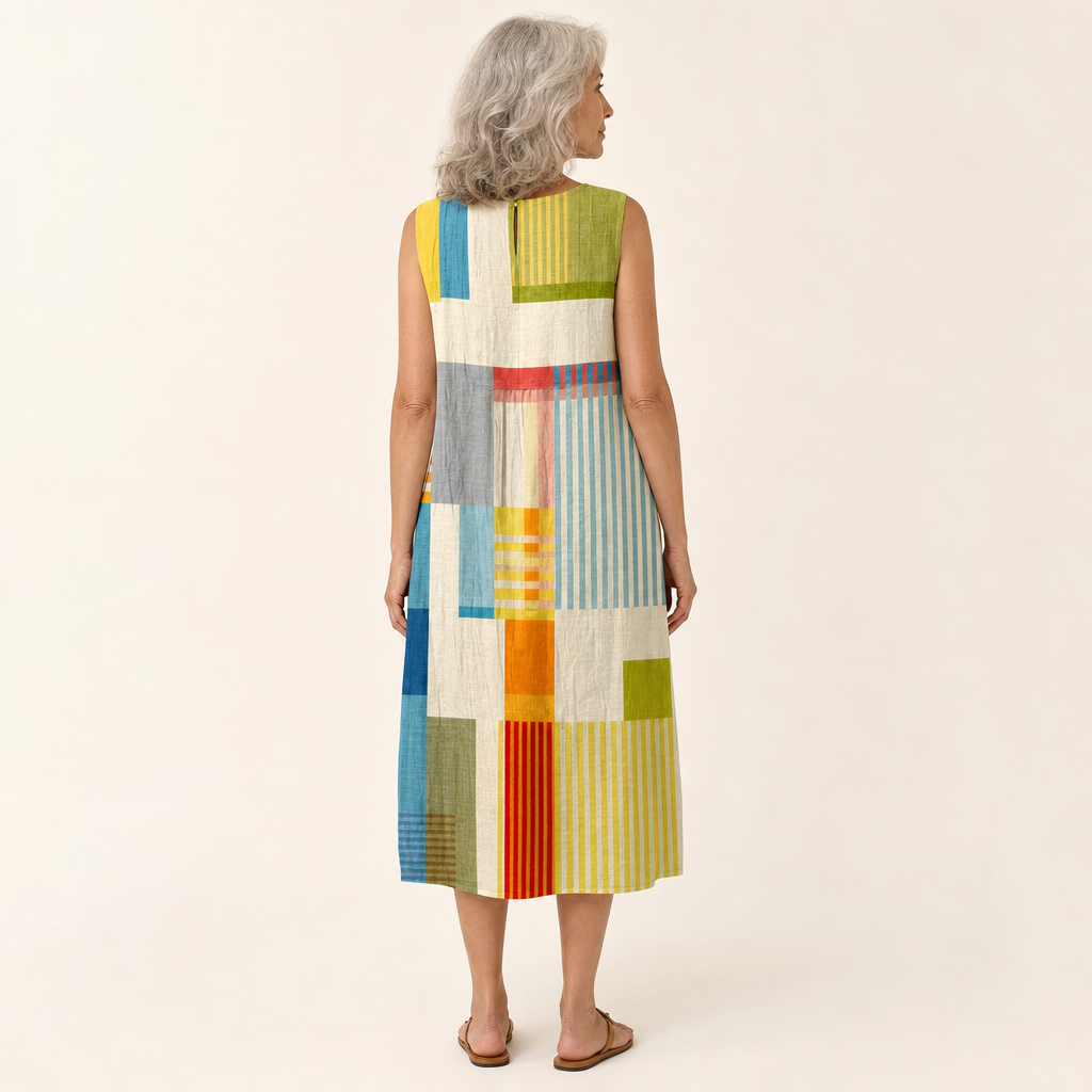 Léa - Vestido de Verano Sin Mangas Ultra Cómodo