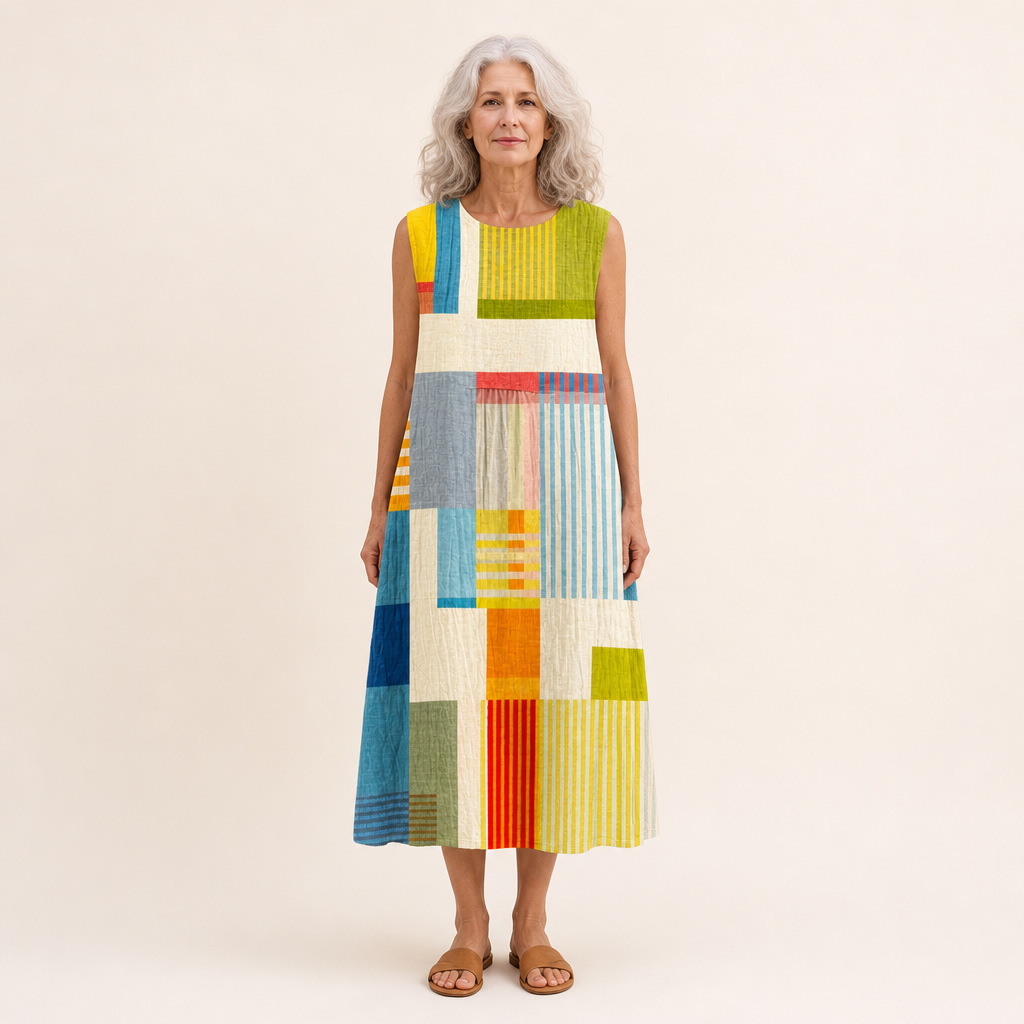 Léa - Vestido de Verano Sin Mangas Ultra Cómodo