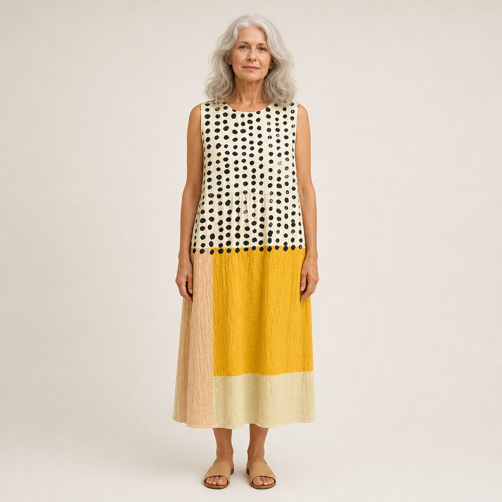Sybille - Vestido de Verano Sin Mangas y Confortable