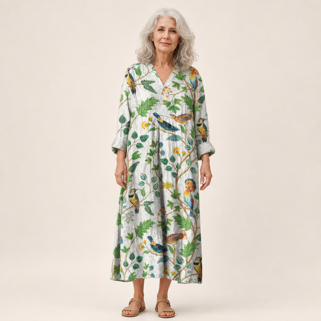 Valentín - Vestido de Verano Estampado Favorable